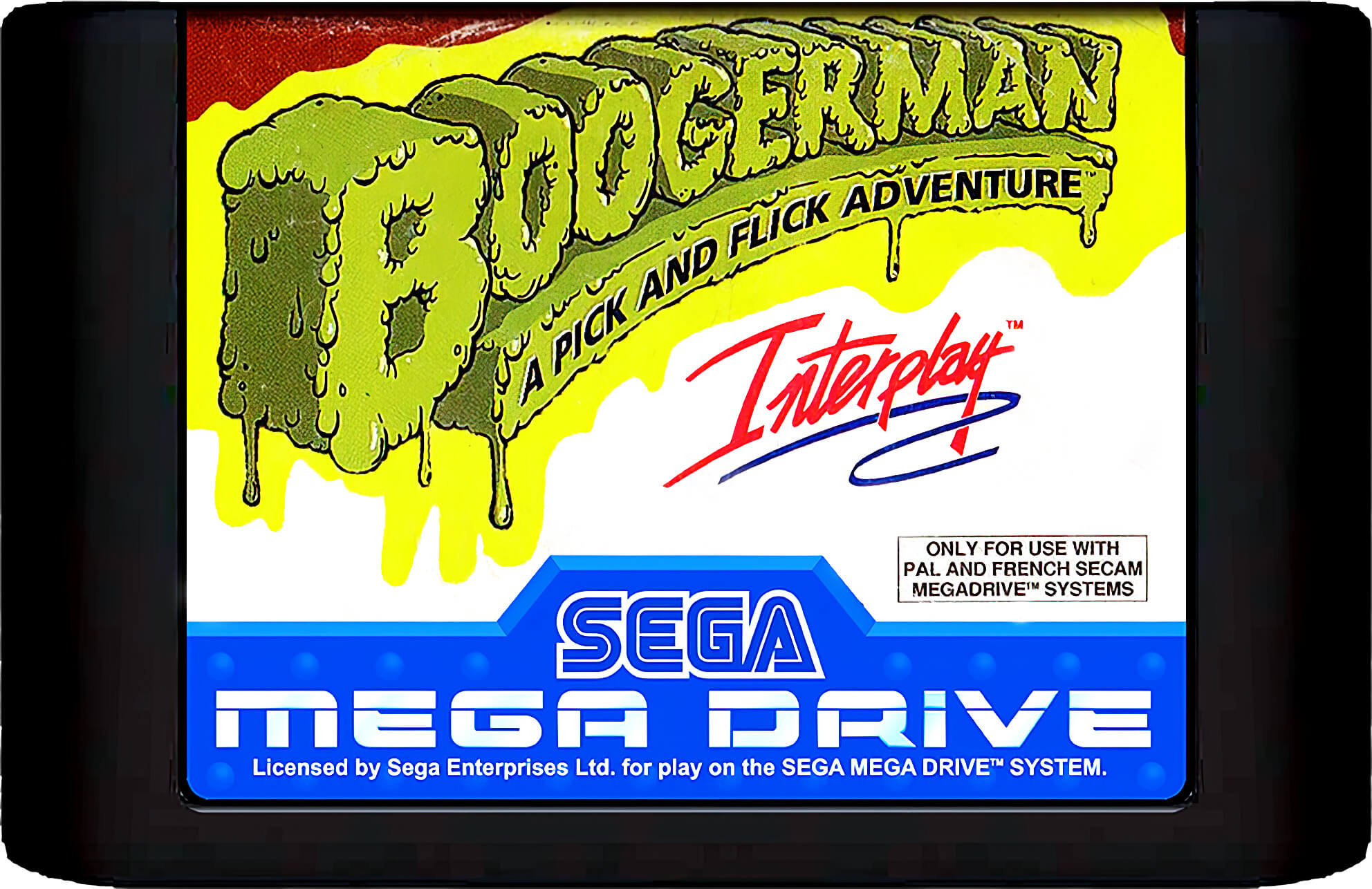 Лицензионный картридж Boogerman для Mega Drive